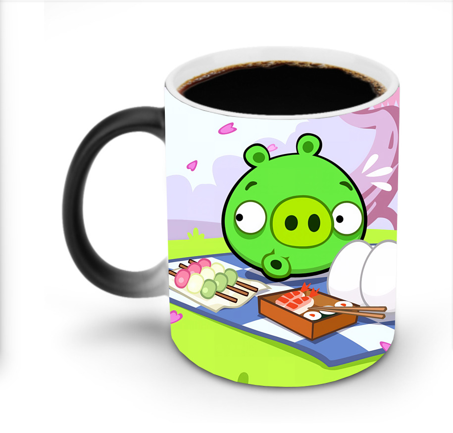 （画像用） Angry Birds アングリーバード 温度変色マグカップ