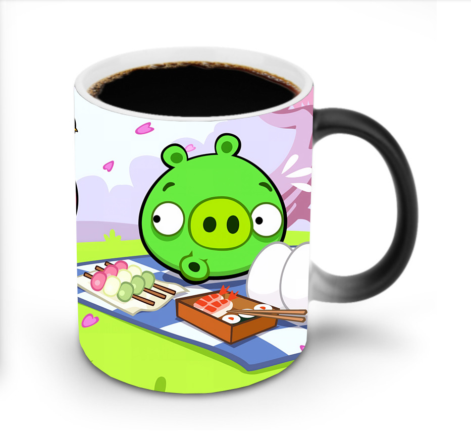 （画像用） Angry Birds アングリーバード 温度変色マグカップ