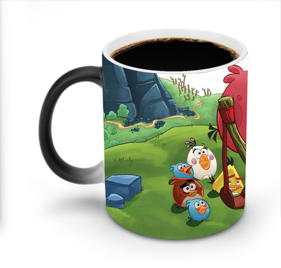 （画像用） Angry Birds アングリーバード 温度変色マグカップ