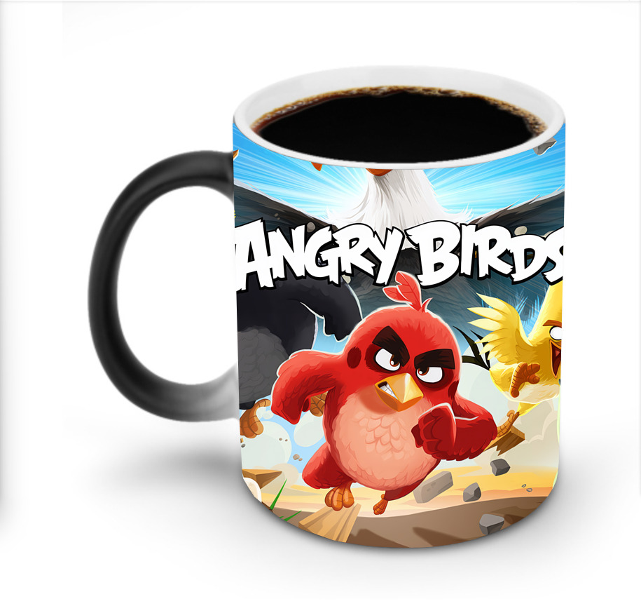 （画像用） Angry Birds アングリーバード 温度変色マグカップ