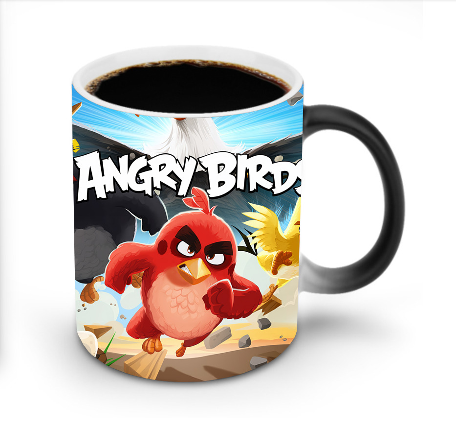 （画像用） Angry Birds アングリーバード 温度変色マグカップ