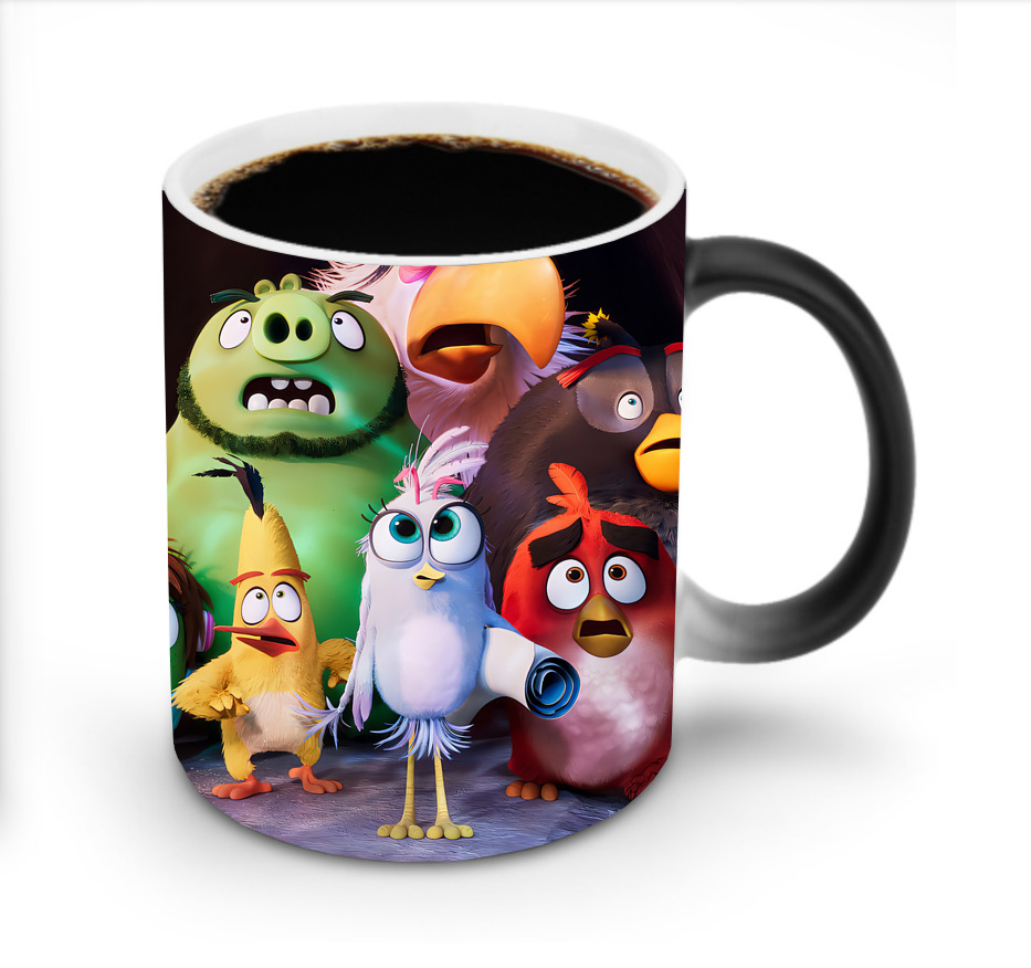 （画像用） Angry Birds アングリーバード 温度変色マグカップ