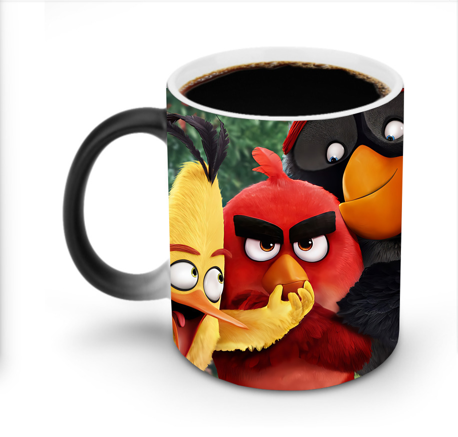 （画像用） Angry Birds アングリーバード 温度変色マグカップ