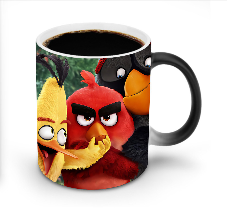 （画像用） Angry Birds アングリーバード 温度変色マグカップ