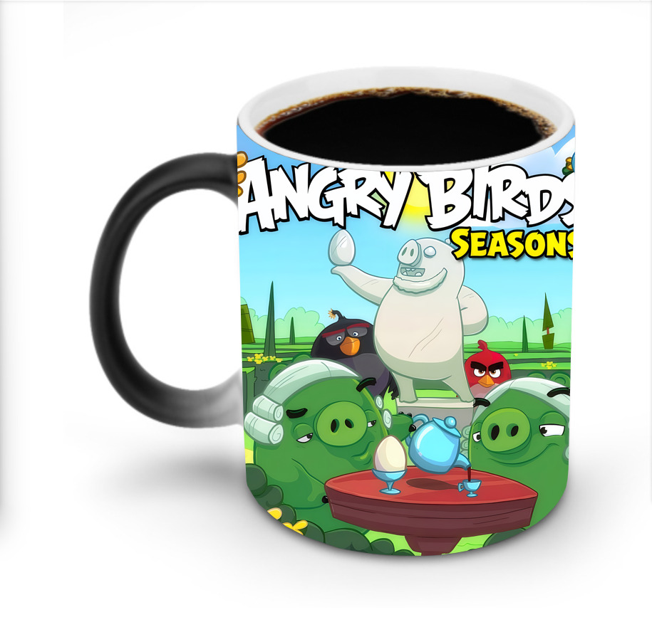 （画像用） Angry Birds アングリーバード 温度変色マグカップ