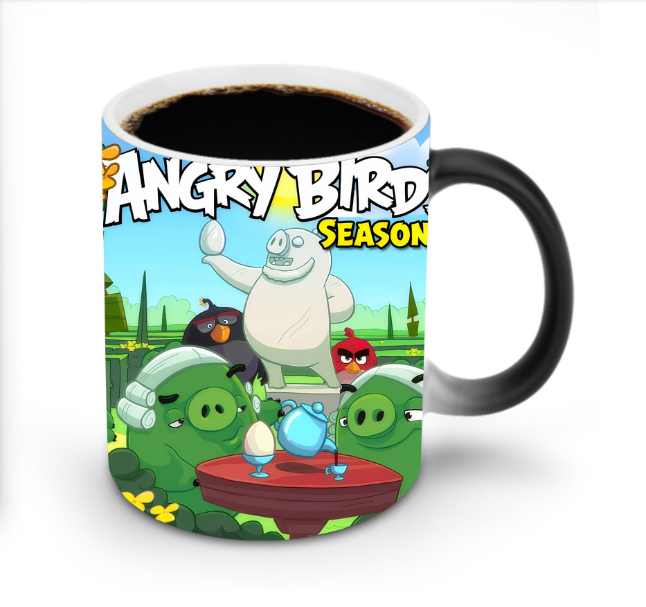 （画像用） Angry Birds アングリーバード 温度変色マグカップ