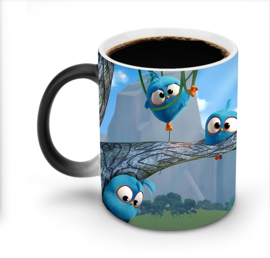 （画像用） Angry Birds アングリーバード 温度変色マグカップ
