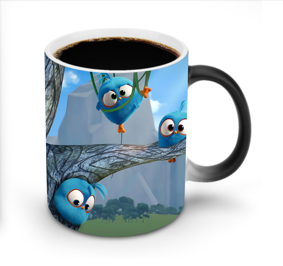 （画像用） Angry Birds アングリーバード 温度変色マグカップ