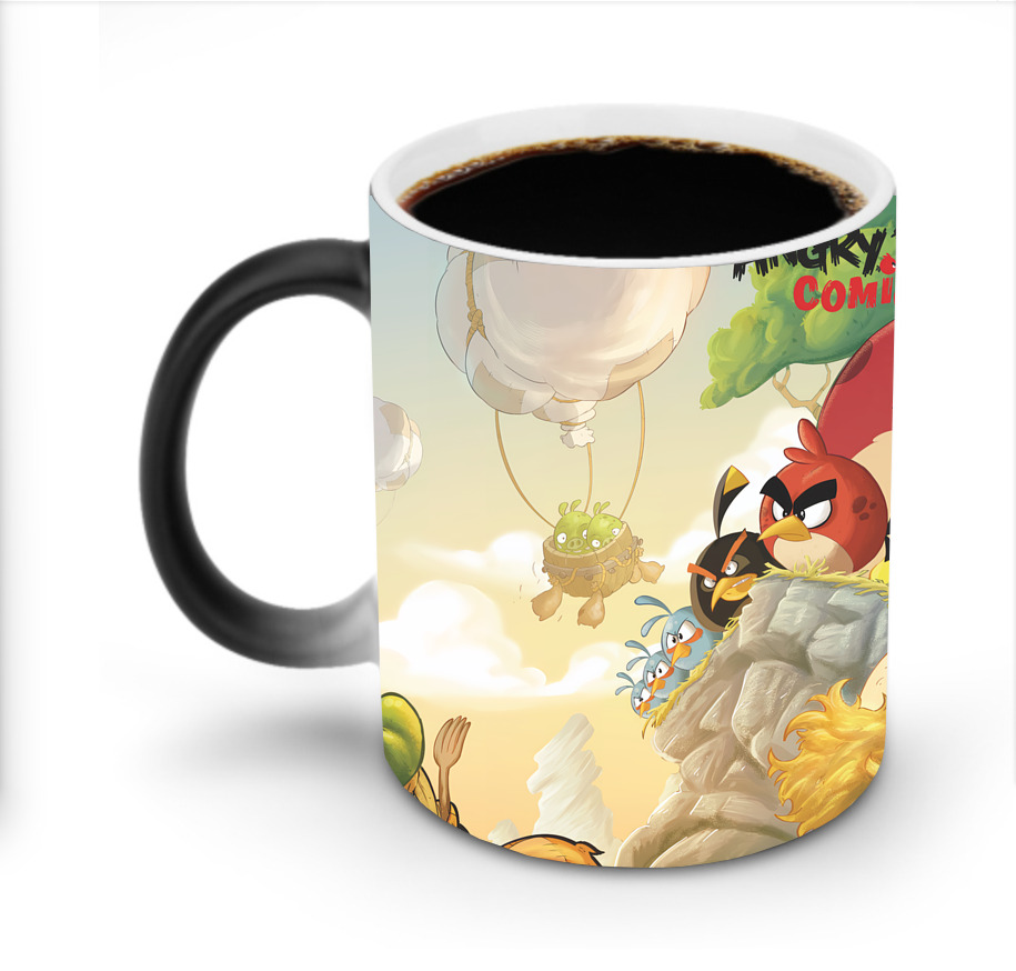（画像用） Angry Birds アングリーバード 温度変色マグカップ
