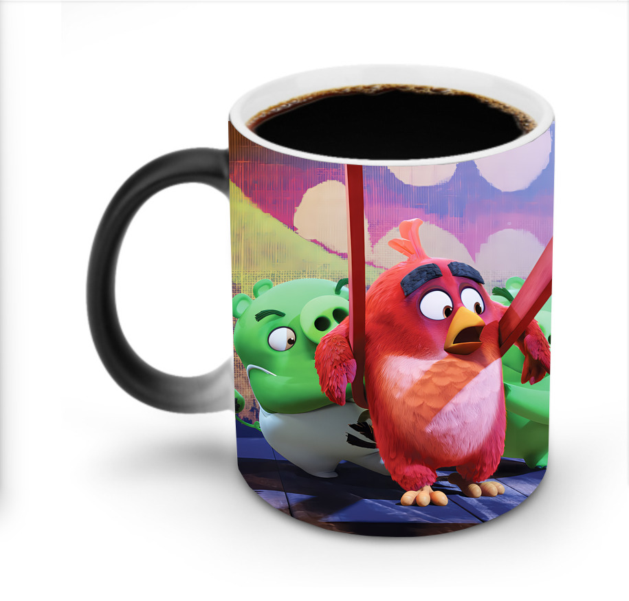 （画像用） Angry Birds アングリーバード 温度変色マグカップ