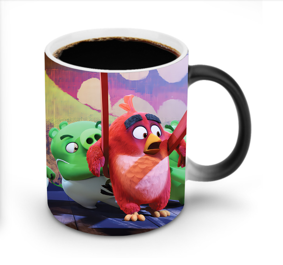 （画像用） Angry Birds アングリーバード 温度変色マグカップ