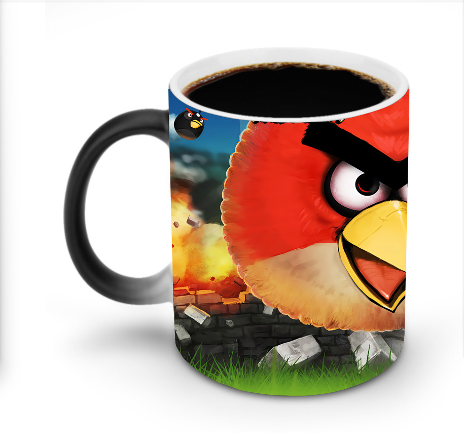 （画像用） Angry Birds アングリーバード 温度変色マグカップ