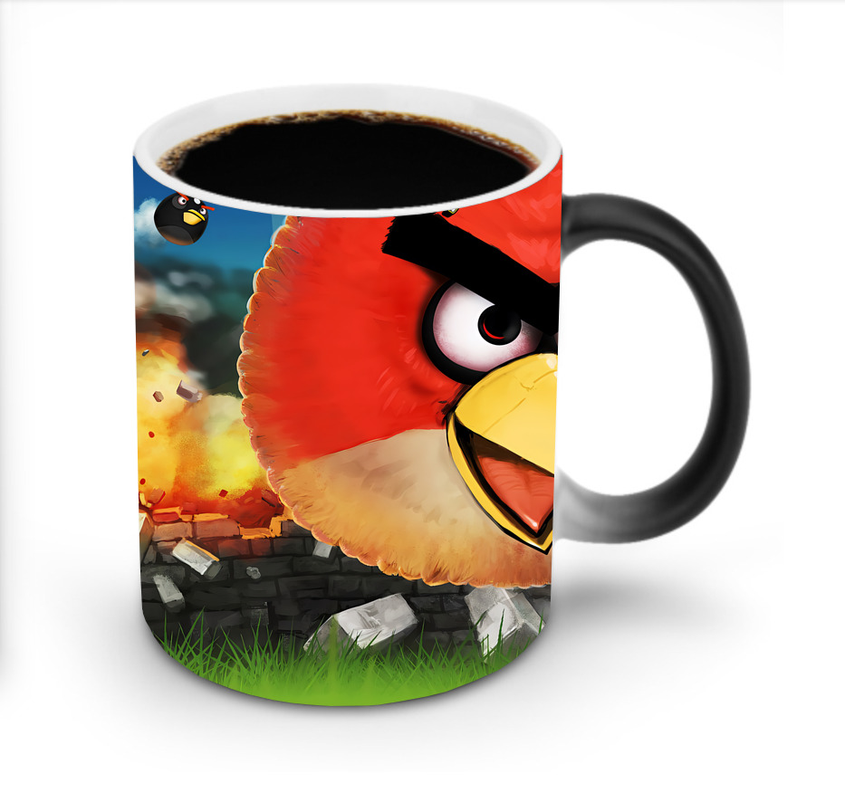 （画像用） Angry Birds アングリーバード 温度変色マグカップ