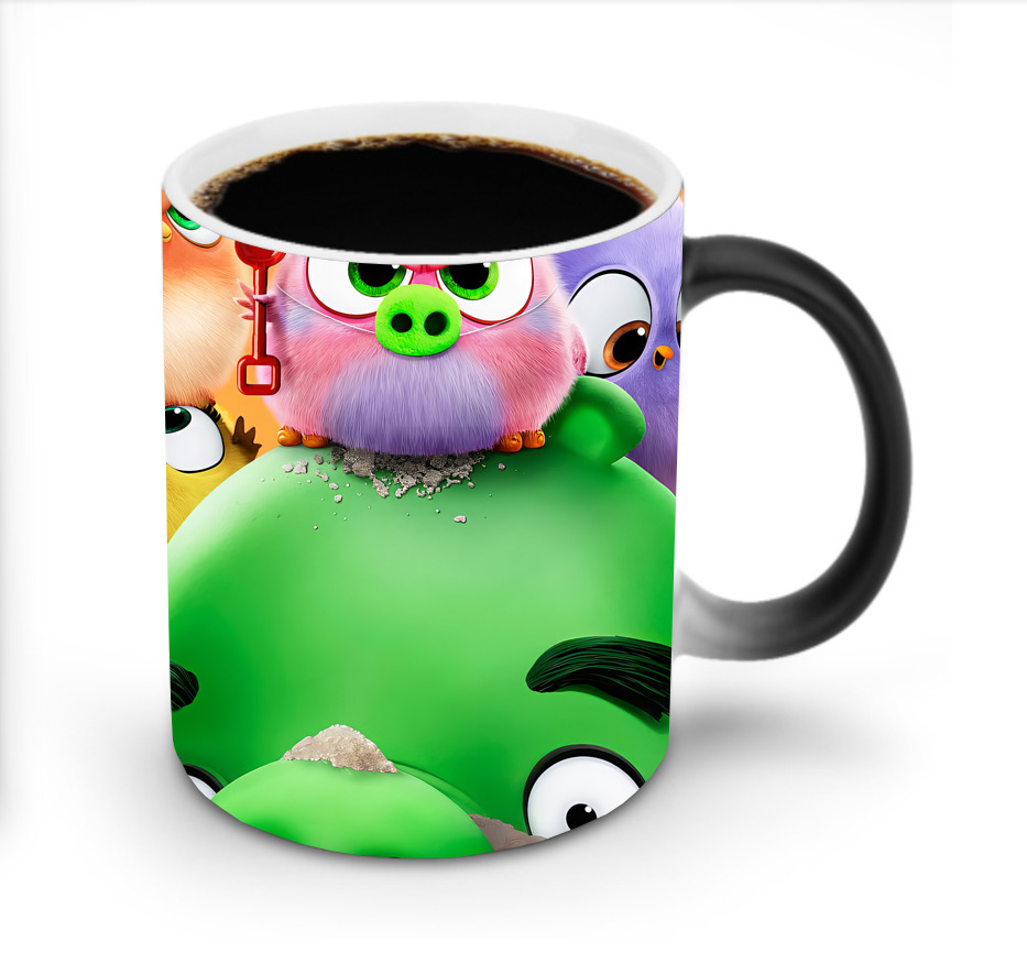 （画像用） Angry Birds アングリーバード 温度変色マグカップ
