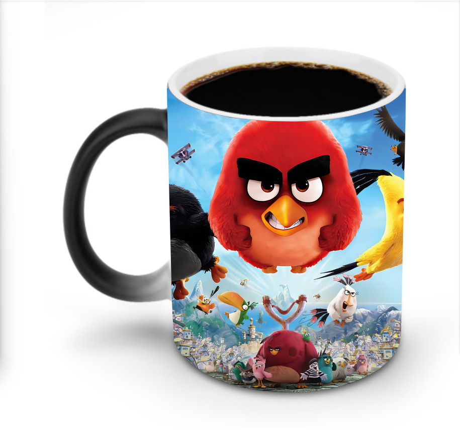 （画像用） Angry Birds アングリーバード 温度変色マグカップ