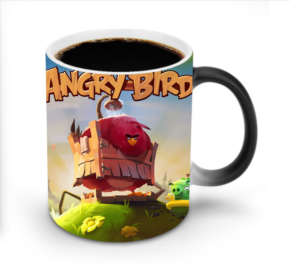 （画像用） Angry Birds アングリーバード 温度変色マグカップ