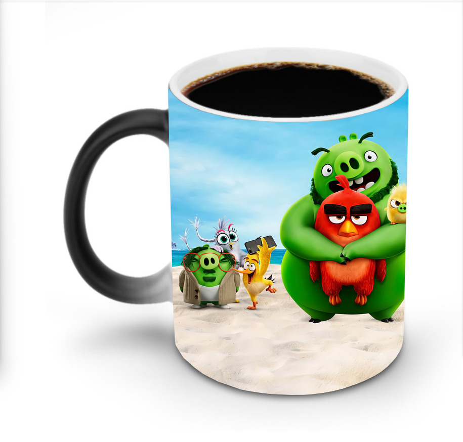 （画像用） Angry Birds アングリーバード 温度変色マグカップ
