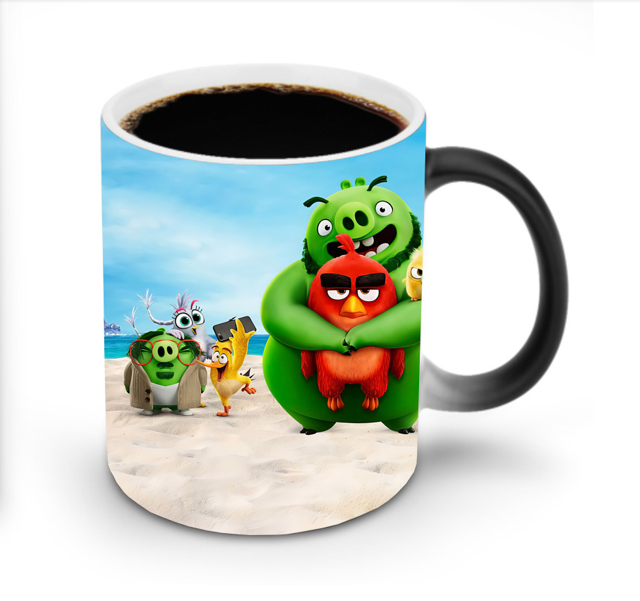 （画像用） Angry Birds アングリーバード 温度変色マグカップ
