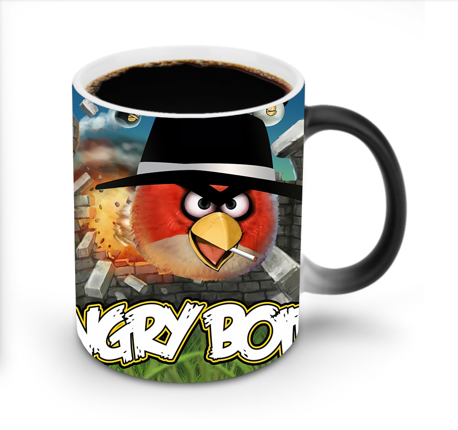 （画像用） Angry Birds アングリーバード 温度変色マグカップ
