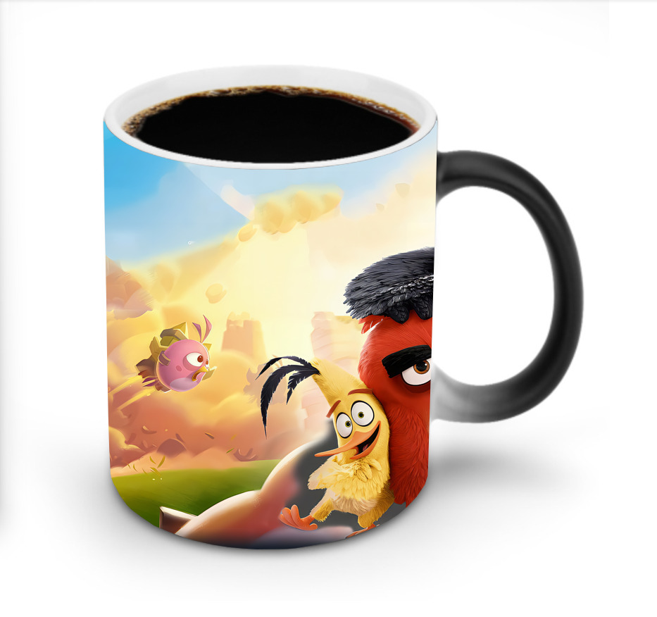 （画像用） Angry Birds アングリーバード 温度変色マグカップ