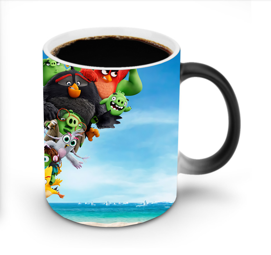 （画像用） Angry Birds アングリーバード 温度変色マグカップ