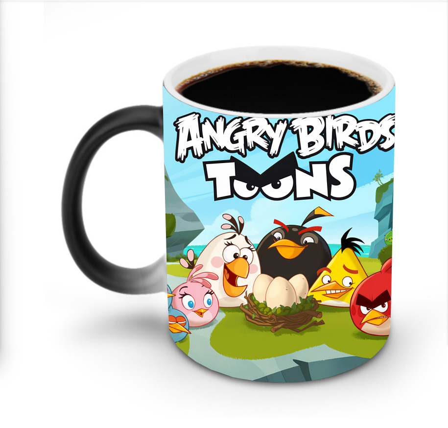 （画像用） Angry Birds アングリーバード 温度変色マグカップ