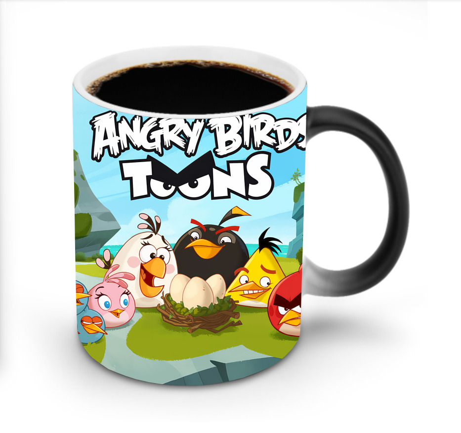 （画像用） Angry Birds アングリーバード 温度変色マグカップ