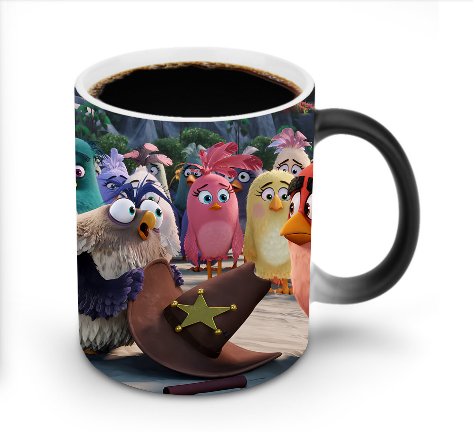 （画像用） Angry Birds アングリーバード 温度変色マグカップ