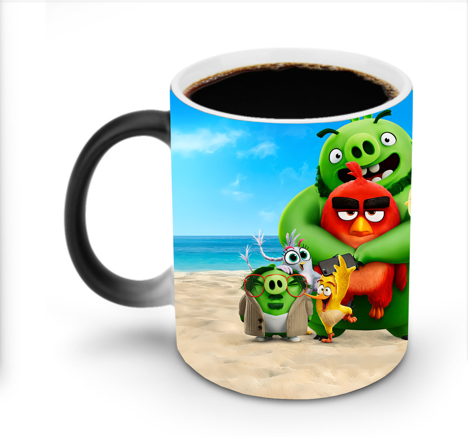 （画像用） Angry Birds アングリーバード 温度変色マグカップ