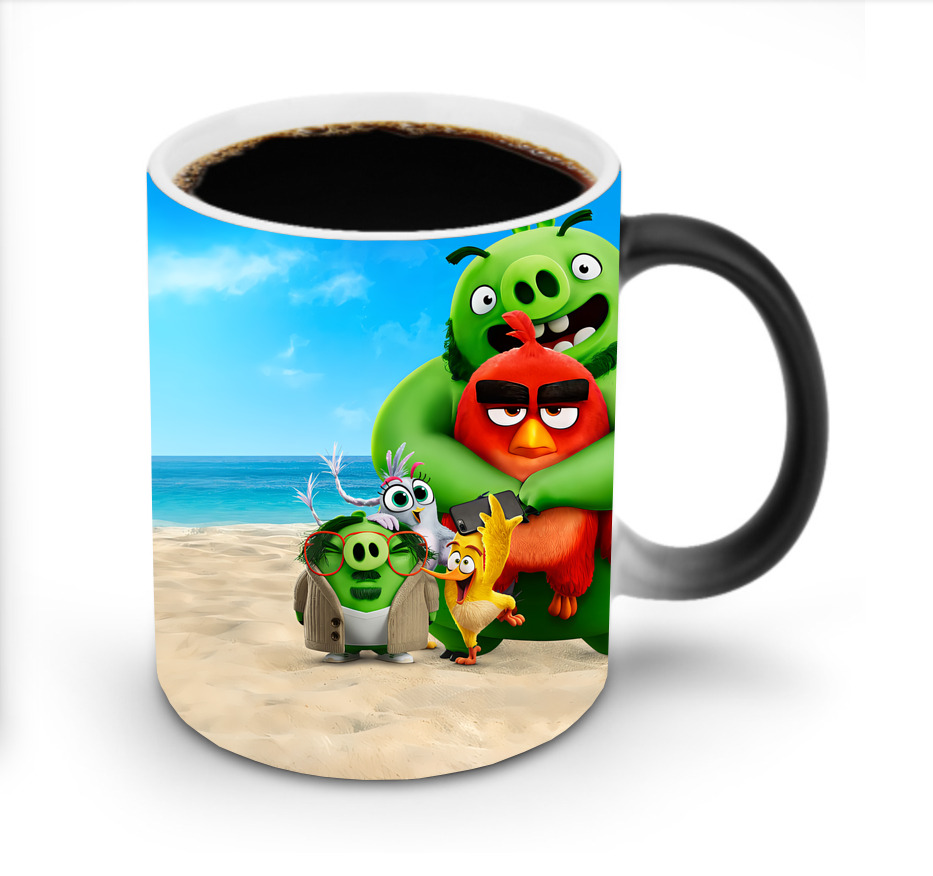 （画像用） Angry Birds アングリーバード 温度変色マグカップ