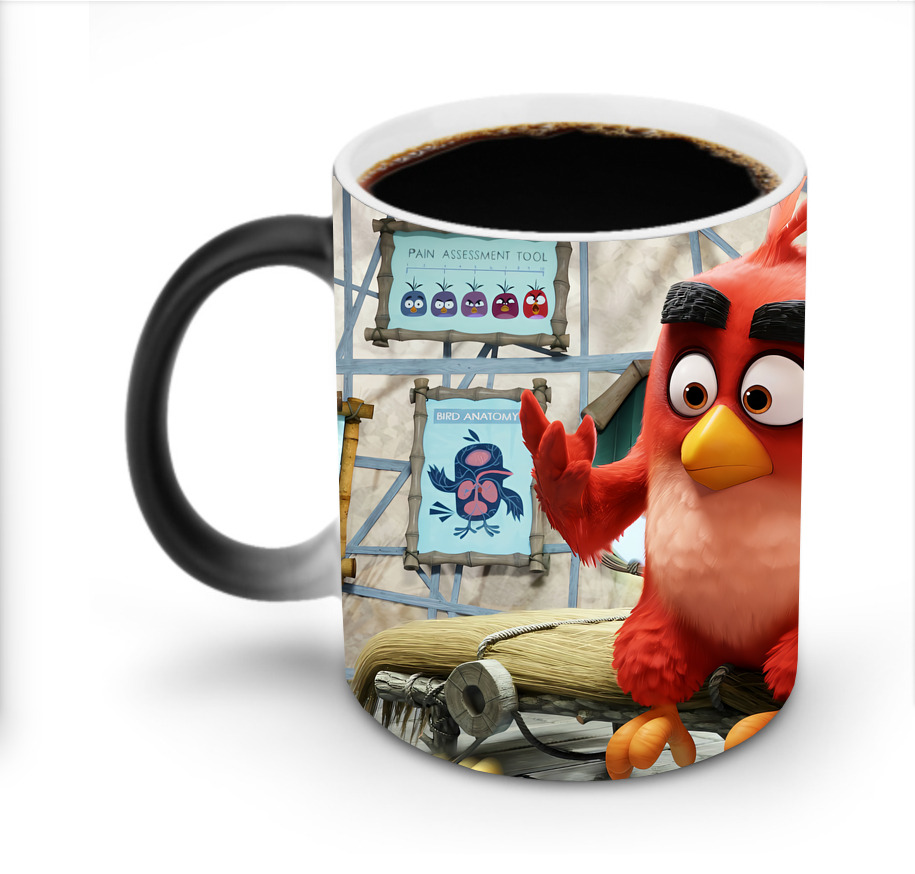 （画像用） Angry Birds アングリーバード 温度変色マグカップ