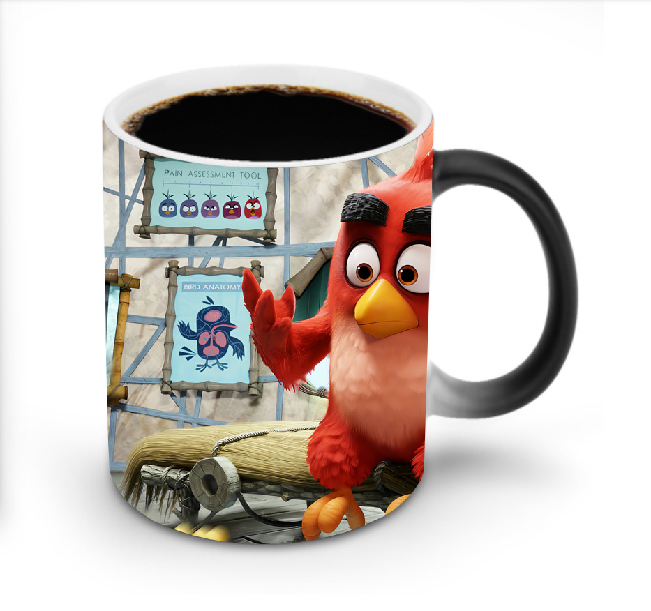 （画像用） Angry Birds アングリーバード 温度変色マグカップ