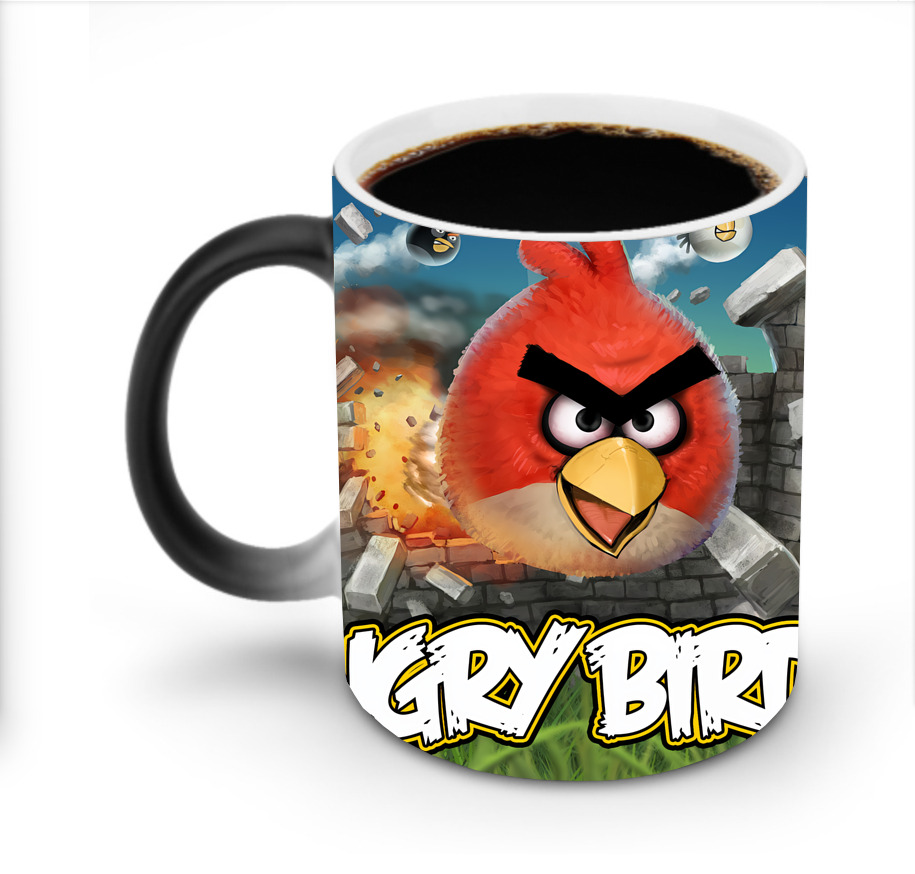 （画像用） Angry Birds アングリーバード 温度変色マグカップ