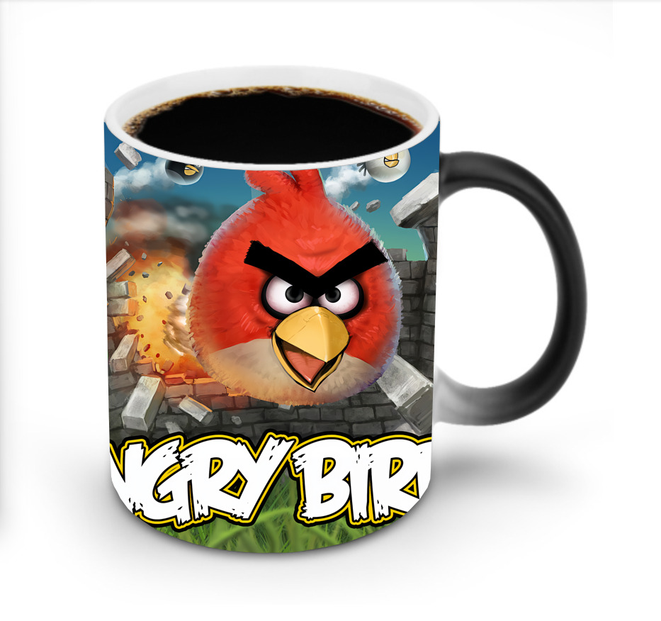 （画像用） Angry Birds アングリーバード 温度変色マグカップ