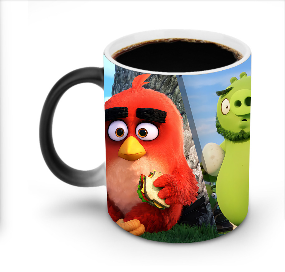 （画像用） Angry Birds アングリーバード 温度変色マグカップ