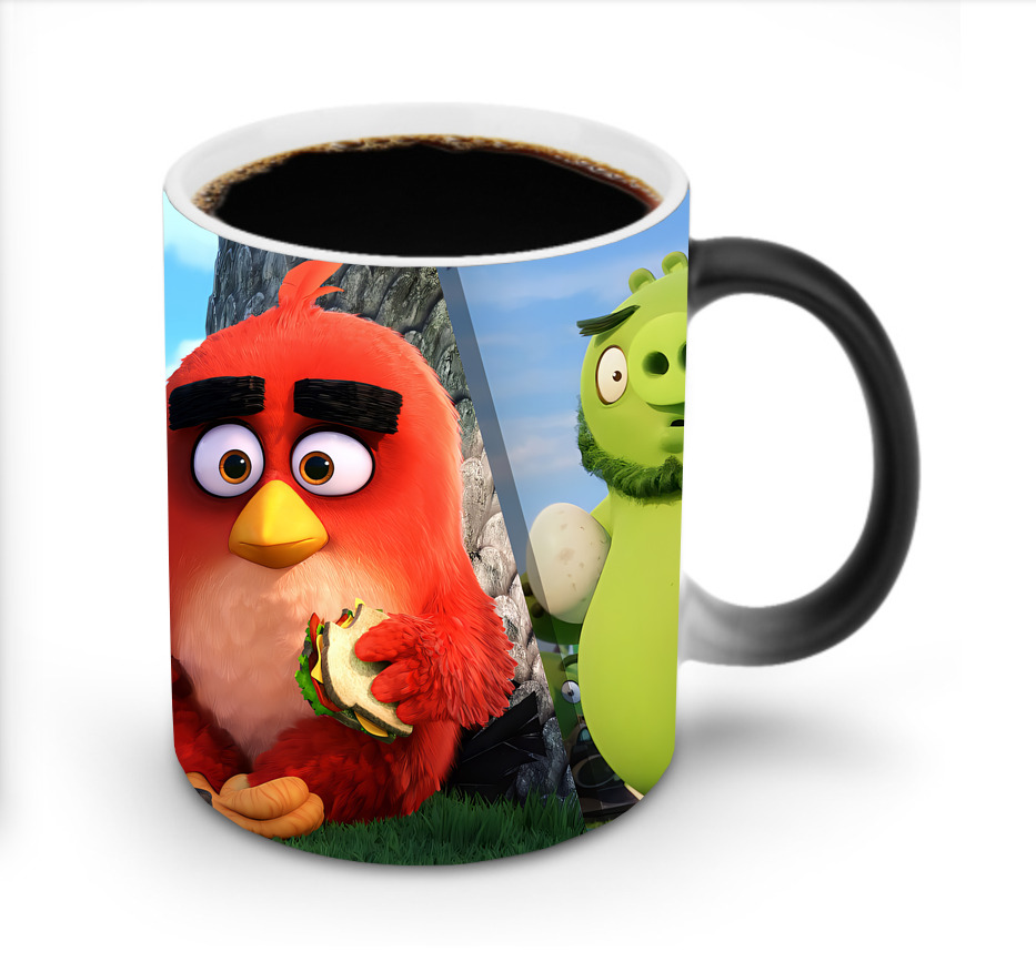 （画像用） Angry Birds アングリーバード 温度変色マグカップ