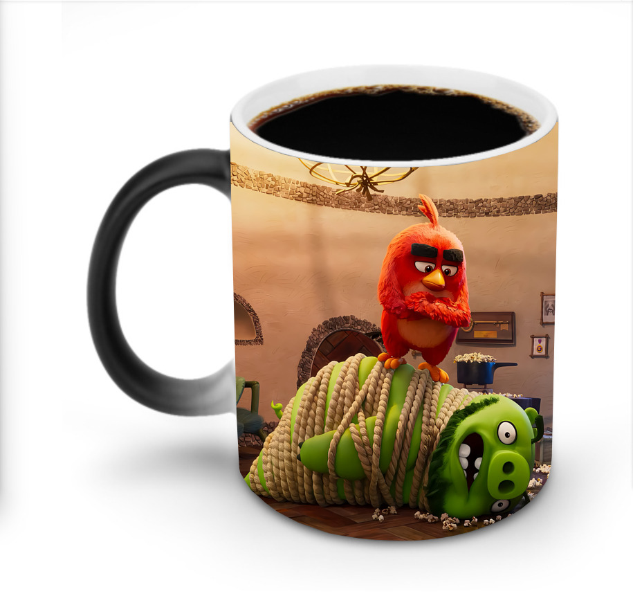 （画像用） Angry Birds アングリーバード 温度変色マグカップ