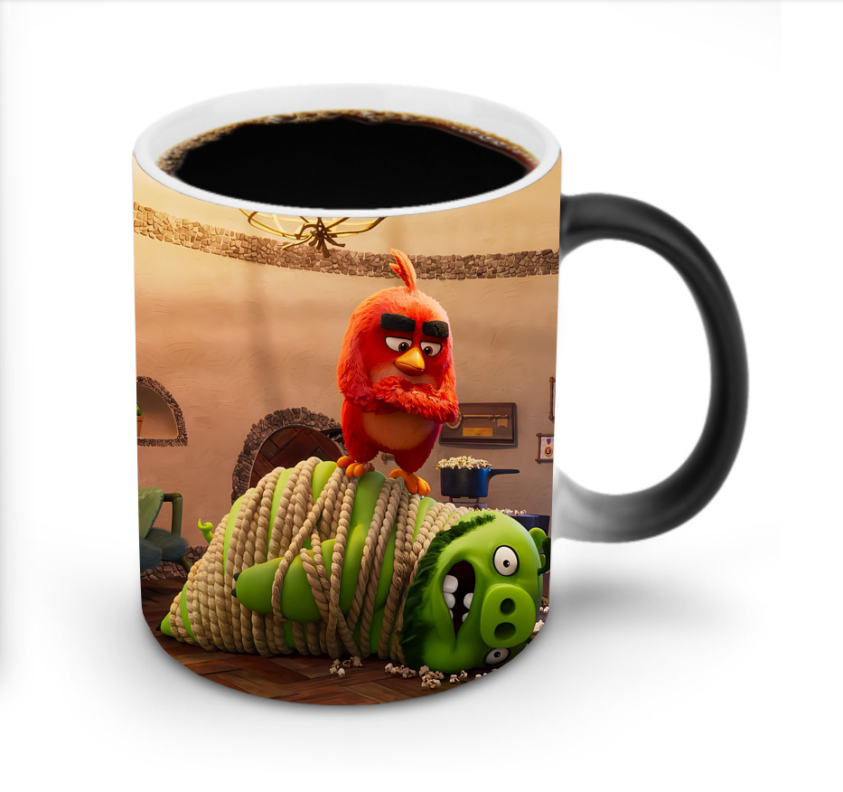 （画像用） Angry Birds アングリーバード 温度変色マグカップ