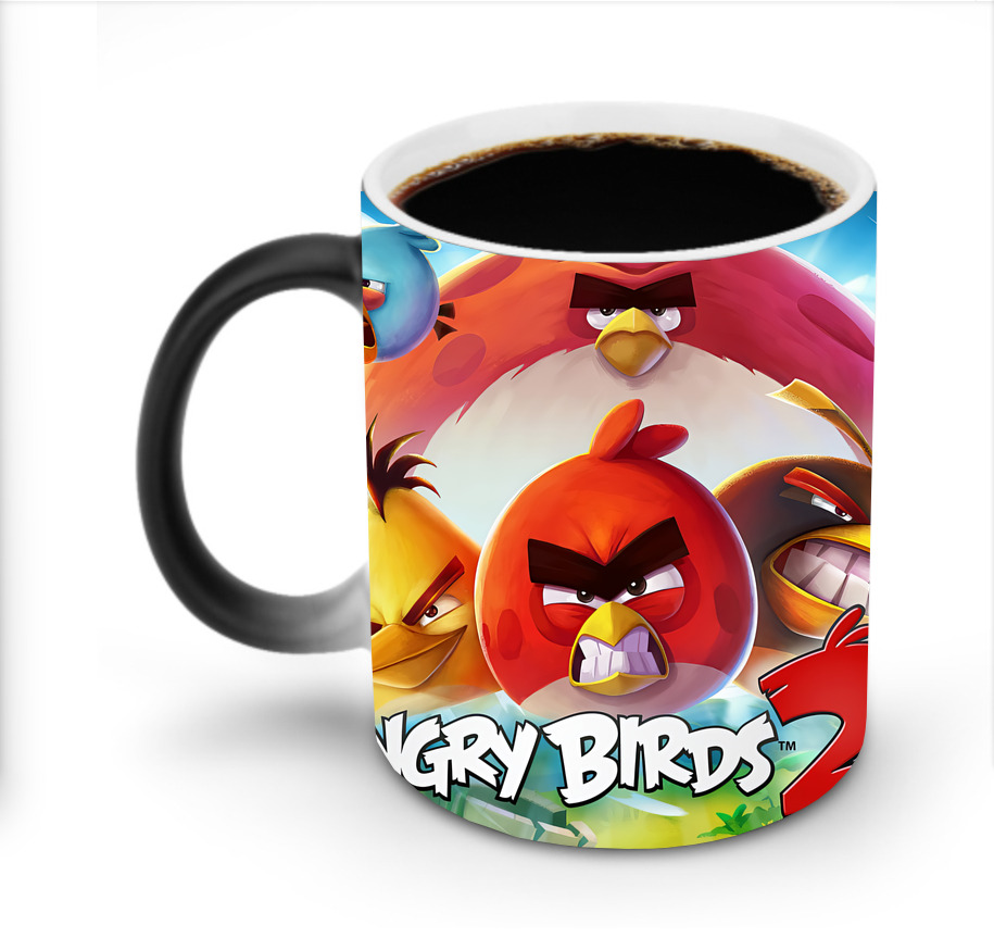 （画像用） Angry Birds アングリーバード 温度変色マグカップ