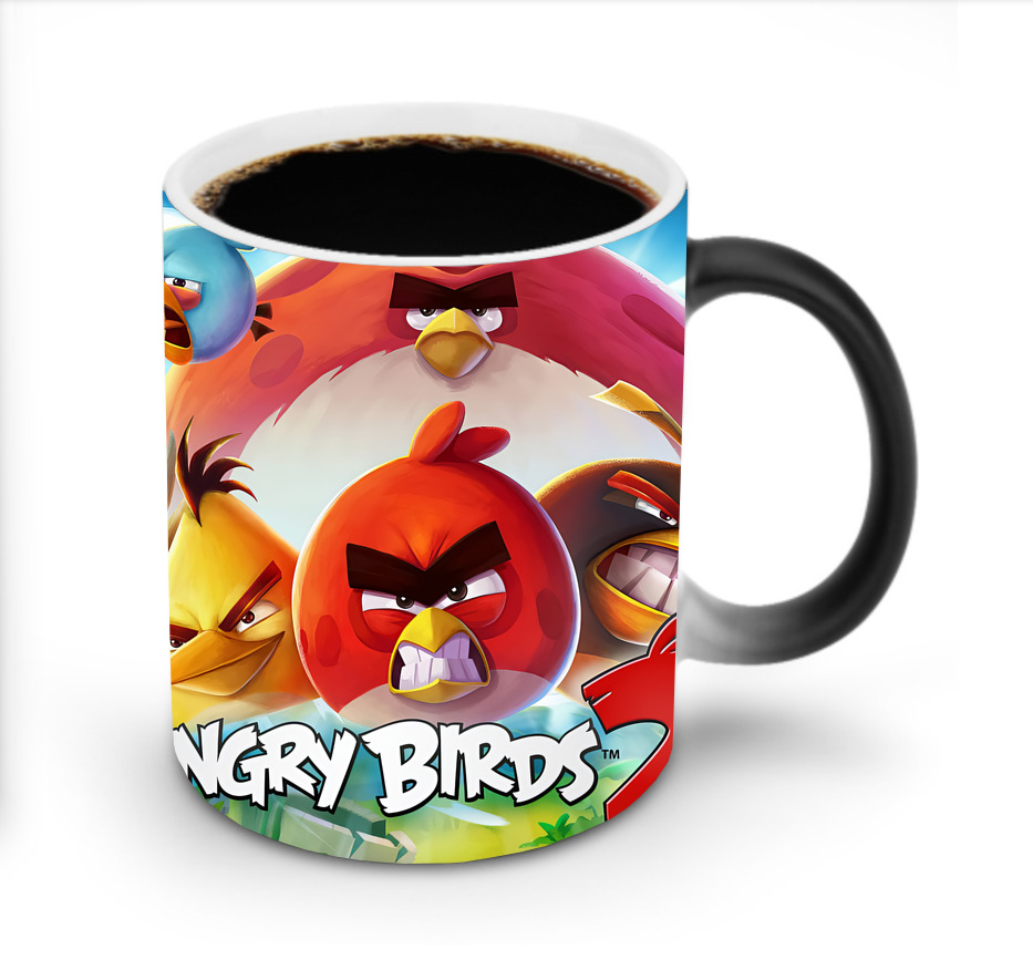 （画像用） Angry Birds アングリーバード 温度変色マグカップ