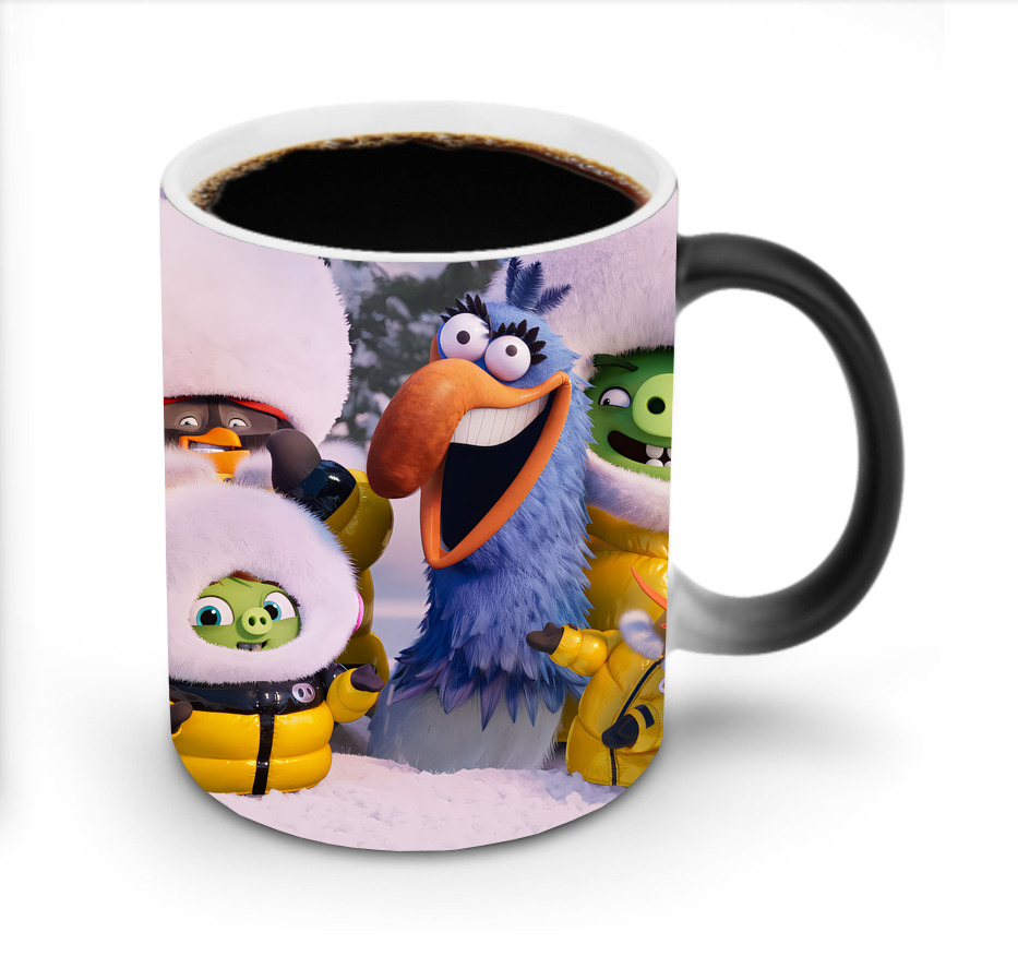 （画像用） Angry Birds アングリーバード 温度変色マグカップ