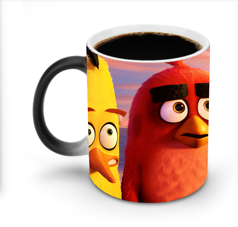 （画像用） Angry Birds アングリーバード 温度変色マグカップ