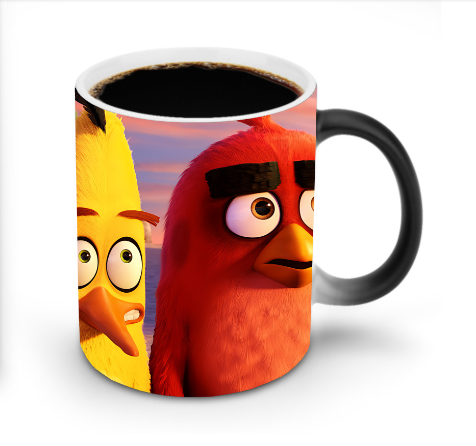 （画像用） Angry Birds アングリーバード 温度変色マグカップ