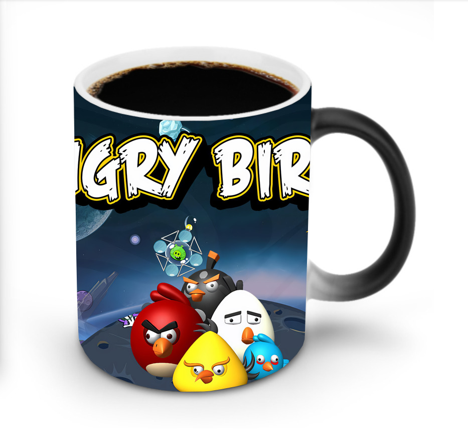 （画像用） Angry Birds アングリーバード 温度変色マグカップ