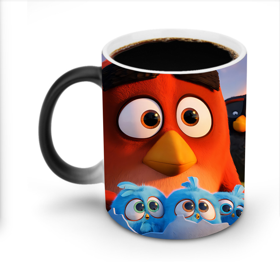 （画像用） Angry Birds アングリーバード 温度変色マグカップ