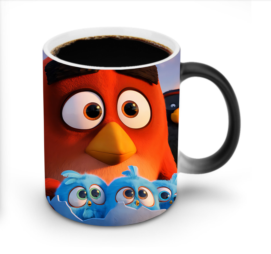 （画像用） Angry Birds アングリーバード 温度変色マグカップ