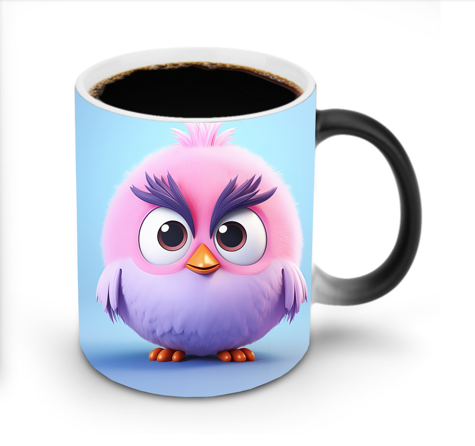 （画像用） Angry Birds アングリーバード 温度変色マグカップ