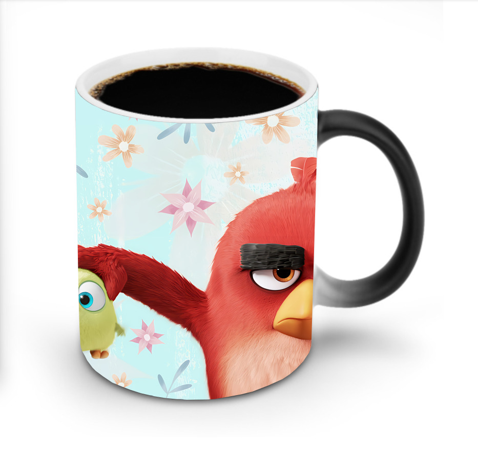 （画像用） Angry Birds アングリーバード 温度変色マグカップ