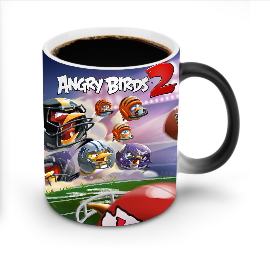 （画像用） Angry Birds アングリーバード 温度変色マグカップ