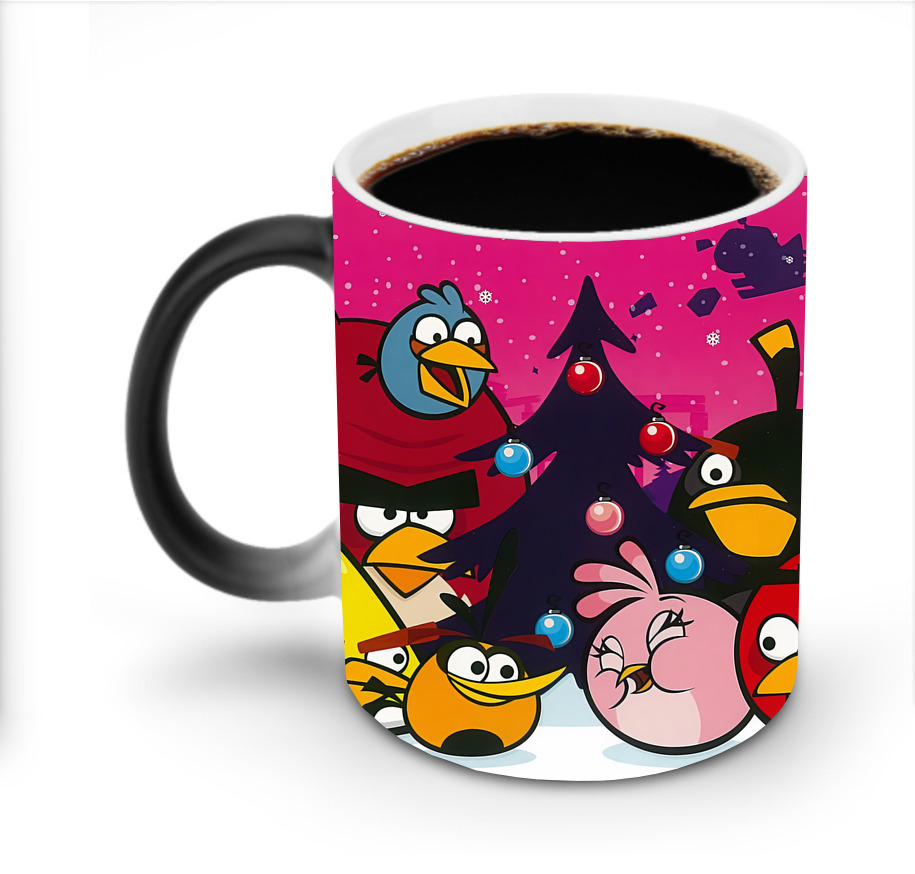 （画像用） Angry Birds アングリーバード 温度変色マグカップ
